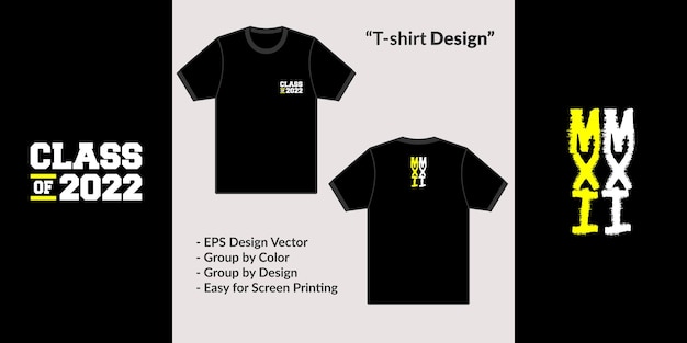 klasse van 2022 college type ontwerp vector voor tshirt hoodie en merchandise