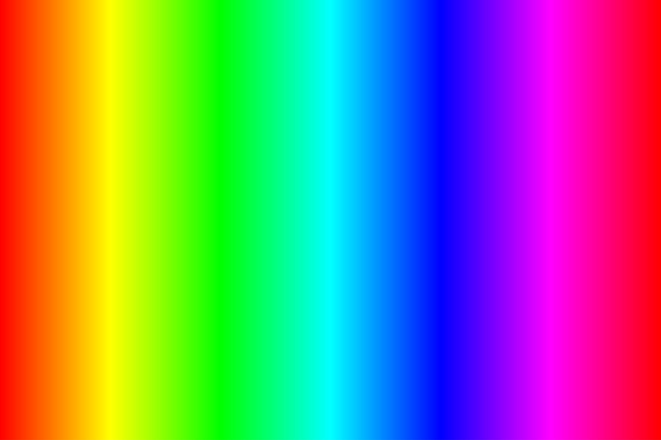 Vector klassiek kleurenspectrum rgb, lijnverloop. vector