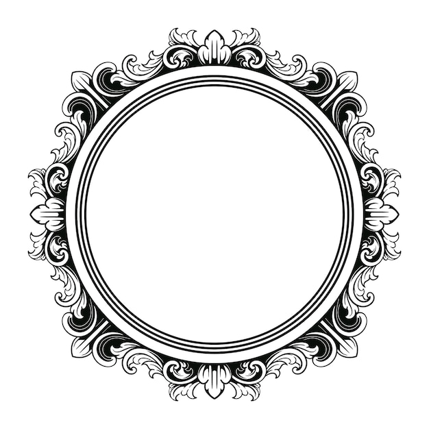 klassiek vintage ornamentframe