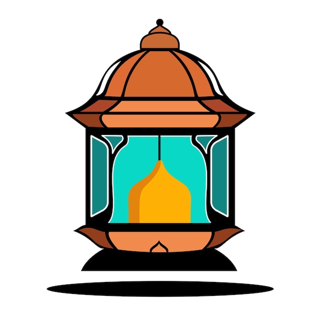 Klassieke Arabische lantaarn clip art ontwerp ramadan vector lamp Art Illustratie
