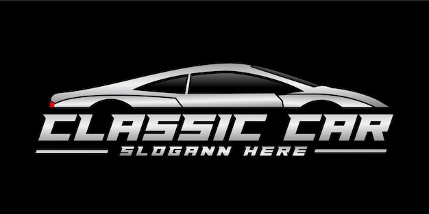 Klassieke auto logo ontwerp