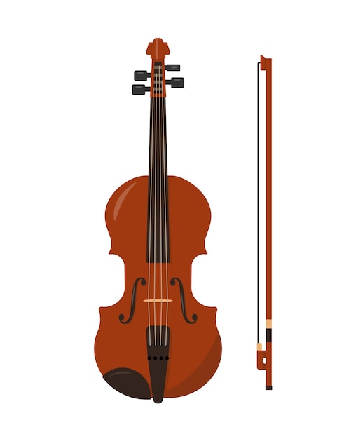 Klassieke houten altviool met strijkstok geïsoleerd Stringed bowed orkestrale muziekinstrument icon