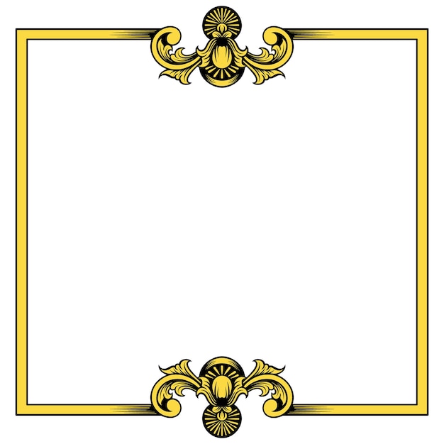 Klassieke ornament frame vector illustratie