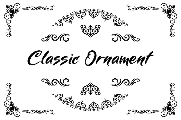 Klassieke ornamentlijst Vintage rand