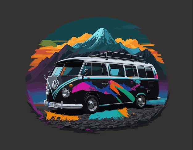 Klassieke VW Kombi tijdloze charme