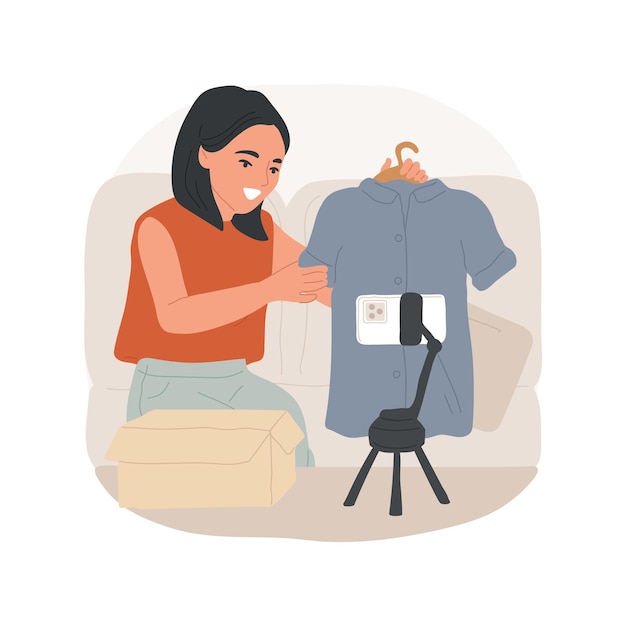 Kleding geïsoleerde cartoon vectorillustratie