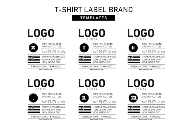 Kleding nek label tag concept geen grens vector ontwerp