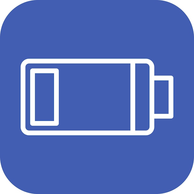 Kleine batterij icoon vector afbeelding Kan worden gebruikt voor batterij en stroom