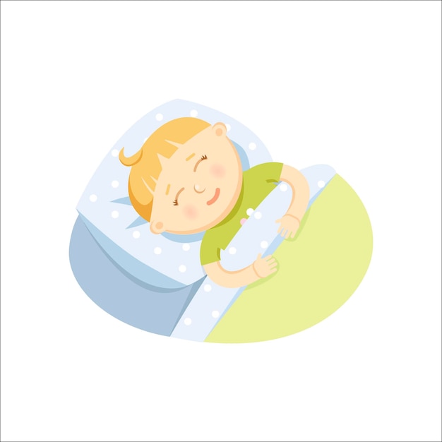 Kleine slapende baby.