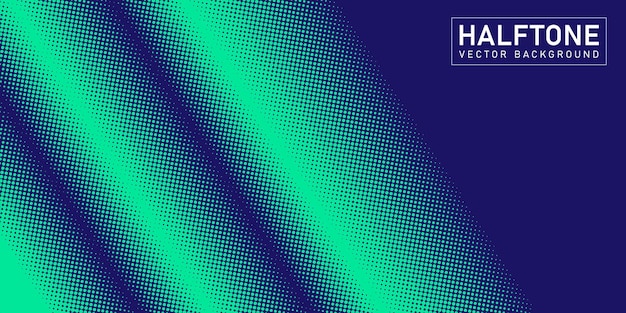 Vector kleur halftone textuur abstracte groene strepen gestippelde achtergrond met kleurovergang