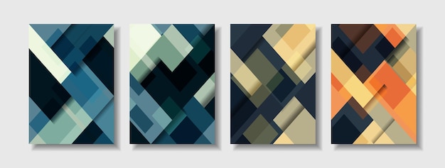 Kleur moderne stijl abstracte poster en vormdekking achtergrondverloop