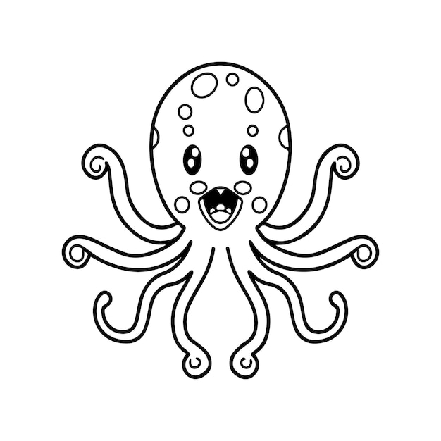 Kleurbladen voor octopus