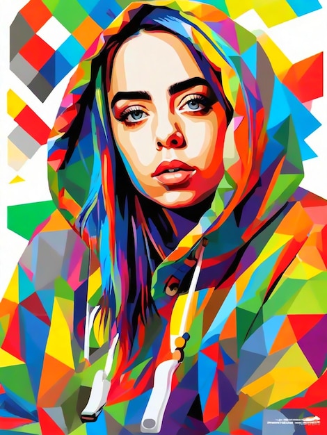 Kleuren van Feko billie eilish