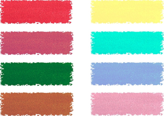 kleurenbalken banners schitteren frames