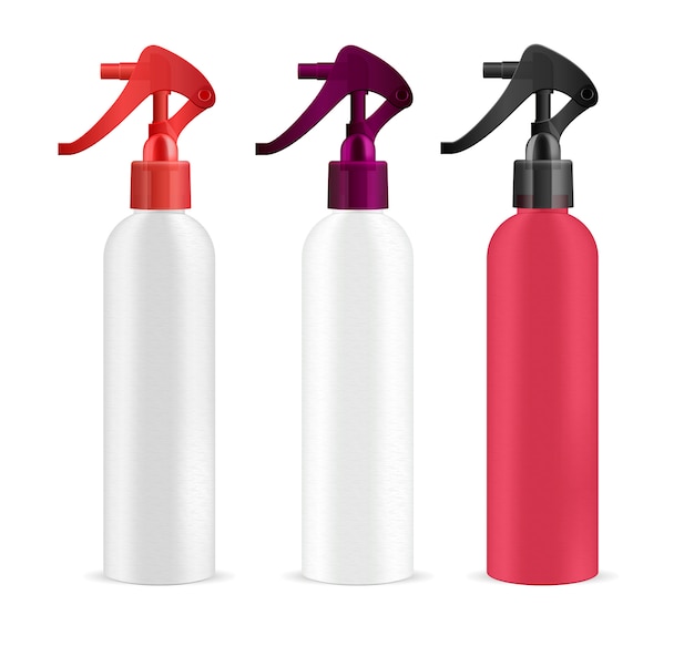 Kleurenspray cosmetica flessenset dispenser spray