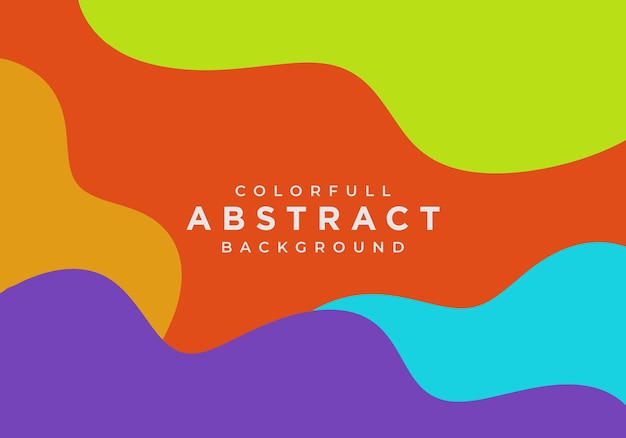Kleurige abstracte achtergrondvector