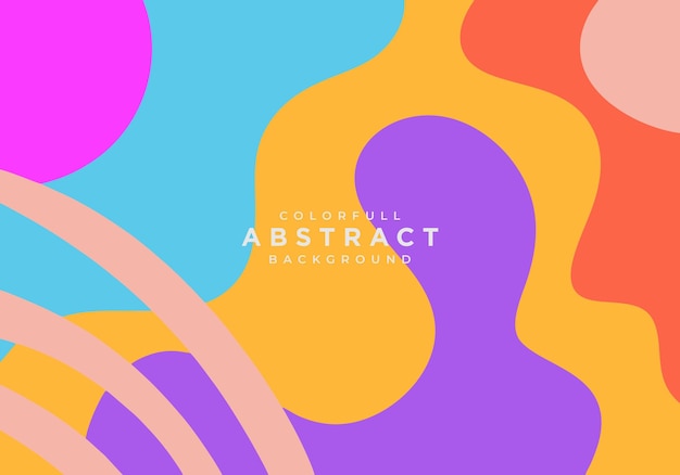 Kleurige abstracte achtergrondvector