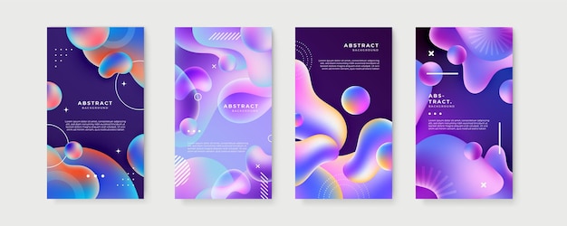 Kleurige achtergrond met abstracte geometrische vormen voor het ontwerp van posterbanners