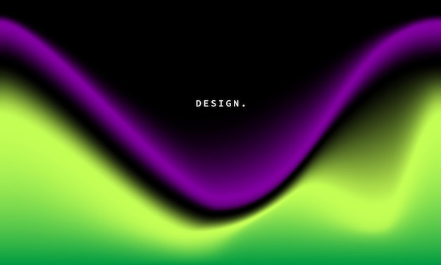 Vector kleurige golvende gradiënt mesh achtergrond voor postercatalogus folders omslag of folders
