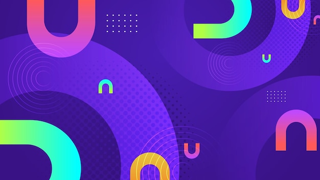 Kleurige moderne abstracte achtergrond met geometrische vormen