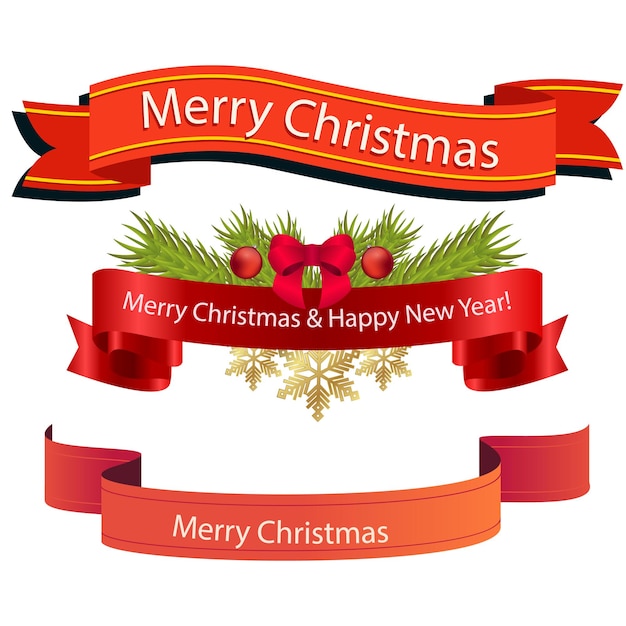 Kleurige Vector Ribbon Banners Set van Ribbons Banners met Label Tag en Quality Badges Banners
