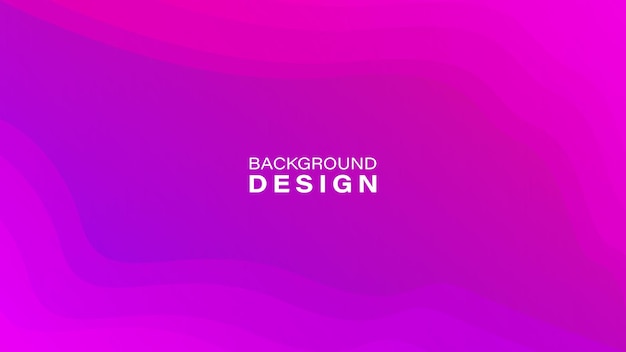 Kleurovergang Paars en roze Golf Achtergrondontwerp Dynamische vormsamenstelling Vector illustratie