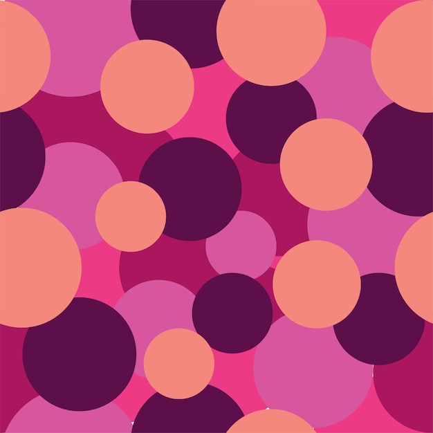 Kleurrijk cirkel vierkant geometrisch naadloos patroon Paars abstracte achtergrond