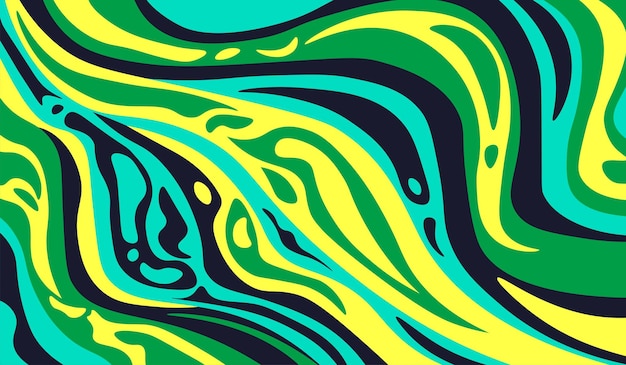 Kleurrijk hand getrokken psychedelisch abstract vectorontwerp als achtergrond
