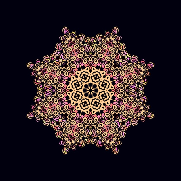 Kleurrijk Mandala-ontwerp