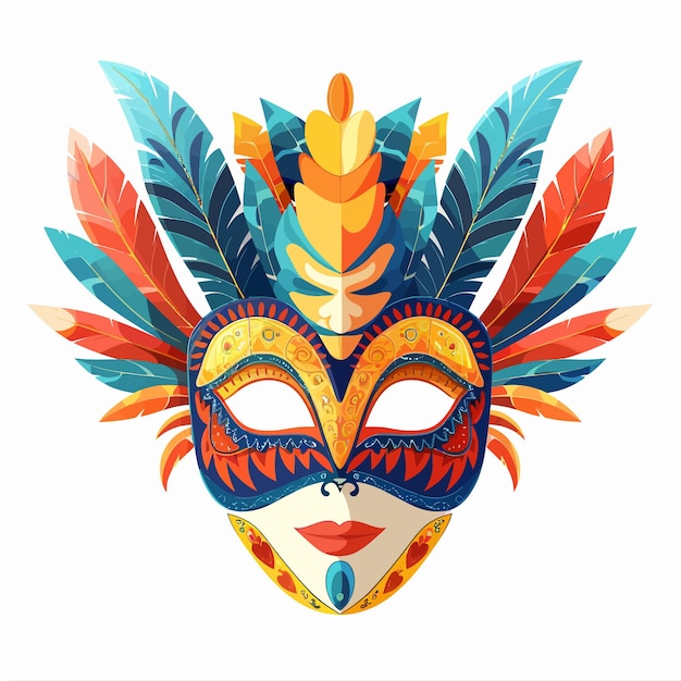 kleurrijk_mask_icon_braziliaans_festival_vakantie