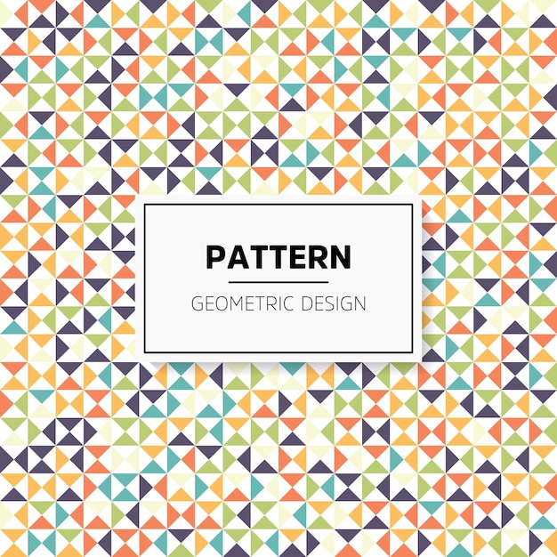 Kleurrijk onregelmatig abstract geometrisch naadloos patroon