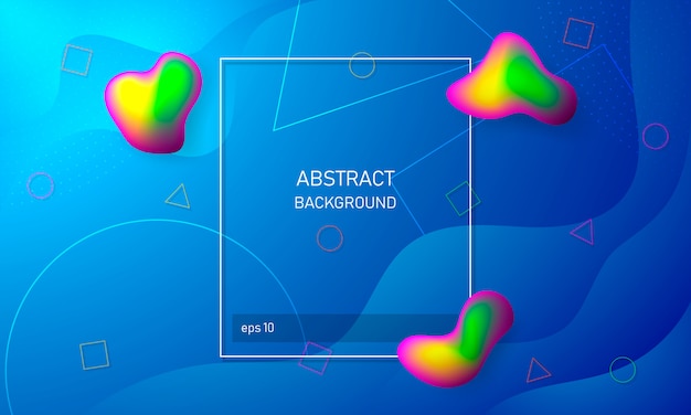 Kleurrijke abstracte achtergrond met geometrische vormen.