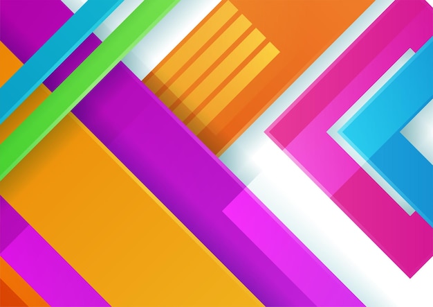 Kleurrijke abstracte achtergrond Moderne abstracte covers minimale covers ontwerp Kleurrijke geometrische achtergrond vectorillustratie