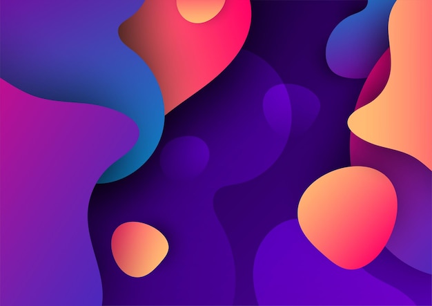 Kleurrijke abstracte achtergrond Moderne abstracte covers minimale covers ontwerp Kleurrijke geometrische achtergrond vectorillustratie