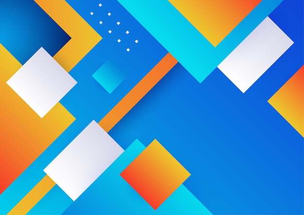Kleurrijke abstracte achtergrond Moderne abstracte covers minimale covers ontwerp Kleurrijke geometrische achtergrond vectorillustratie