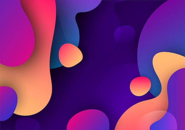 Kleurrijke abstracte achtergrond Moderne abstracte covers minimale covers ontwerp Kleurrijke geometrische achtergrond vectorillustratie