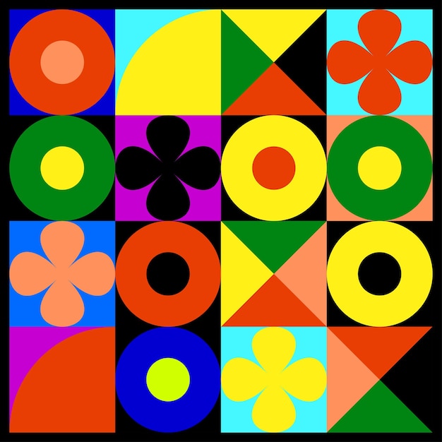 kleurrijke abstracte achtergrond voor ontwerp banner poster sjabloon enz