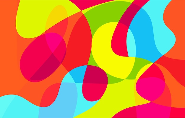 Vector kleurrijke abstracte achtergrondontwerp vectorkunst