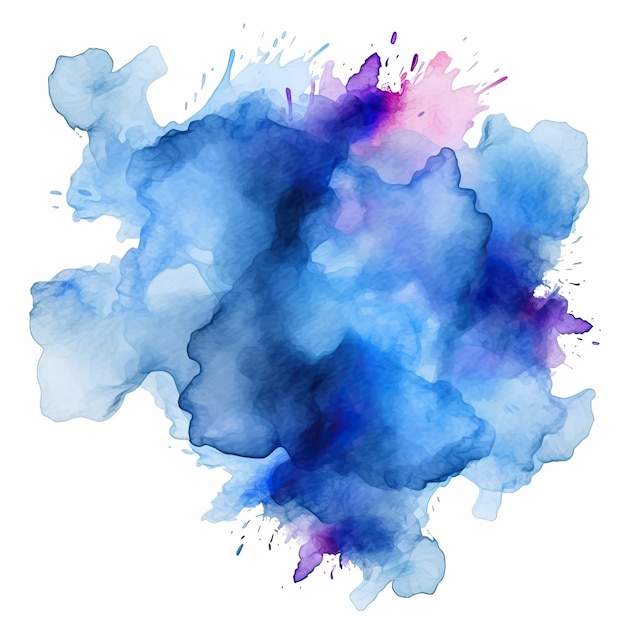 Vector kleurrijke abstracte aquarel vlek vector