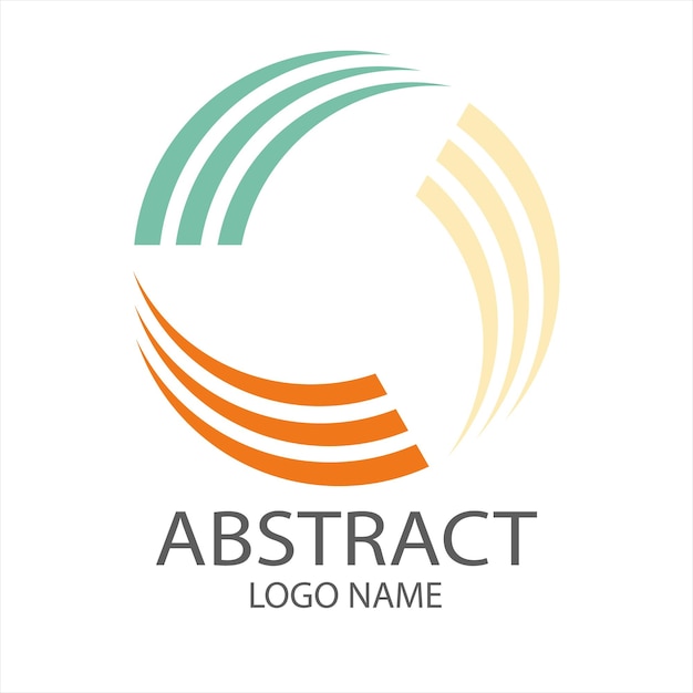 kleurrijke abstracte logo sjabloon ontwerp vector