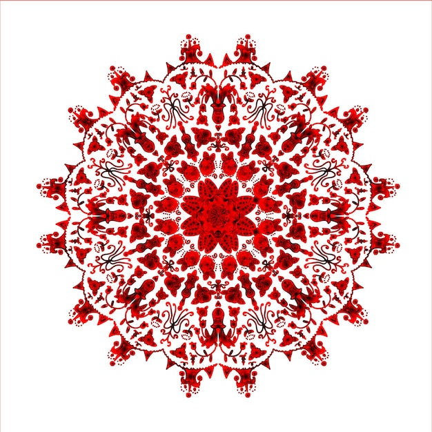 Kleurrijke abstracte mandala