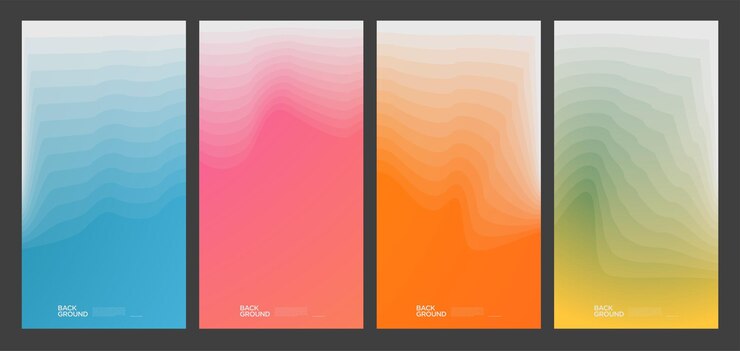 Kleurrijke abstracte vloeibare en vloeiende vorm voor banner- en brochureontwerp