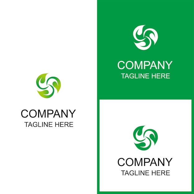 kleurrijke blad logo gradiënt ontwerp illustratie vector