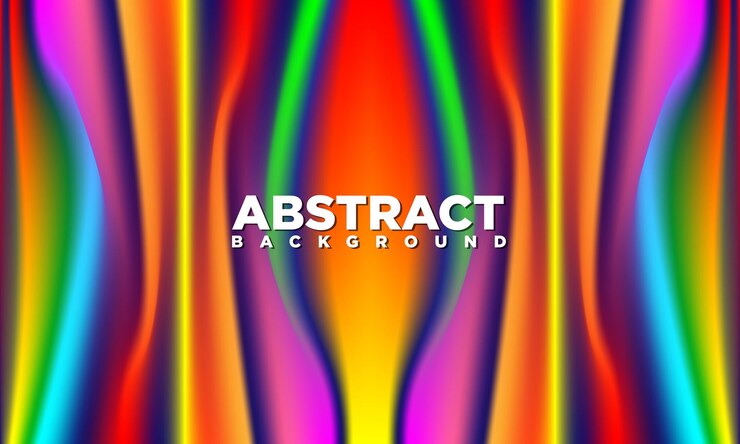 Vector kleurrijke dynamische abstracte achtergrond