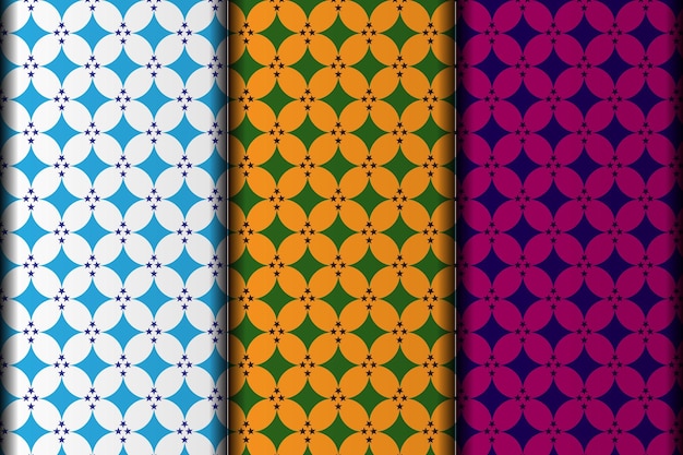 Kleurrijke geometrische naadloze repetitieve vector patroon textuur achtergrond vectorafbeelding
