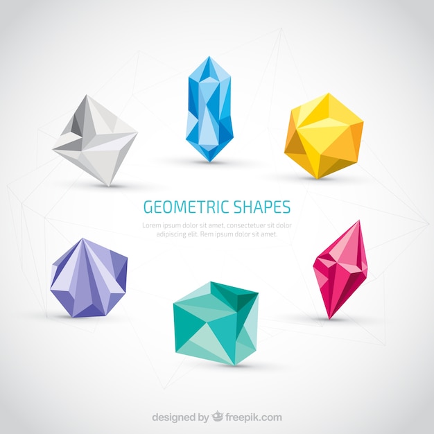 Kleurrijke geometrische vormen