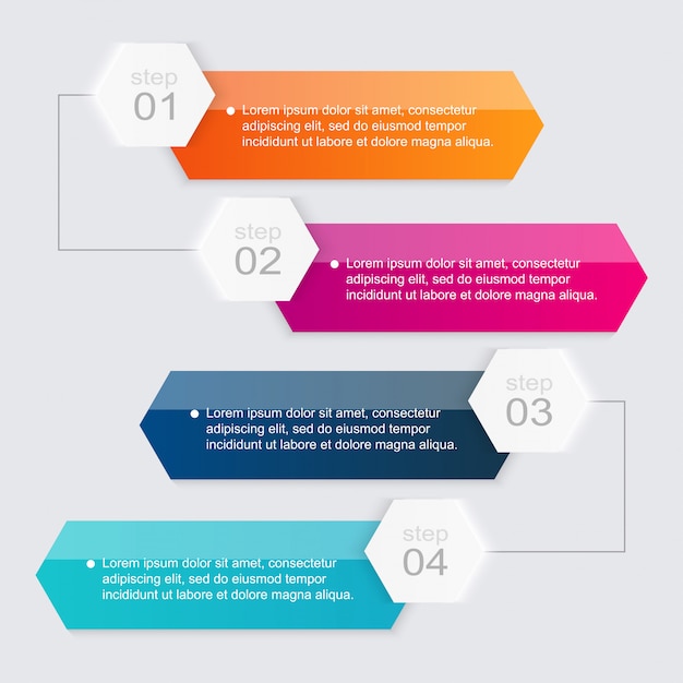 kleurrijke infografieken voor uw zakelijke presentaties.