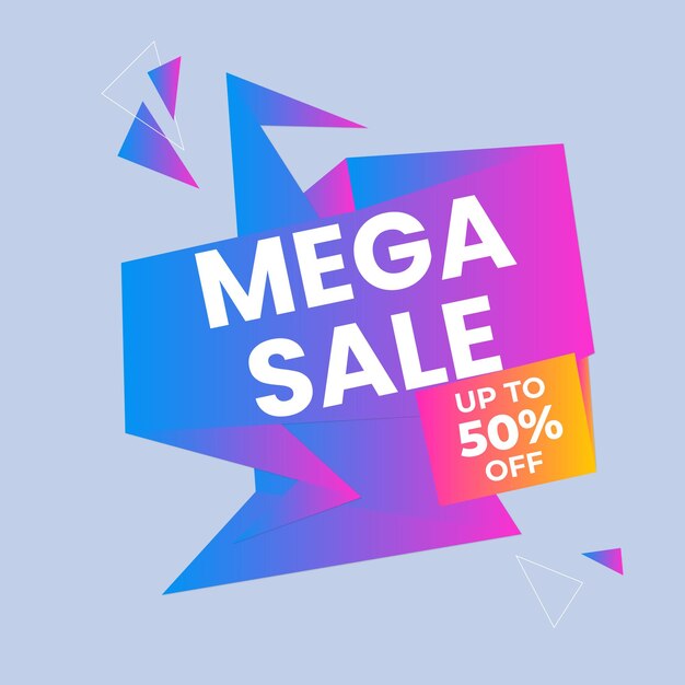 Kleurrijke korting verkoop podium Speciale aanbieding samenstelling Vector illustratie