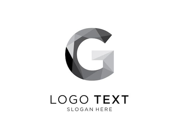 Kleurrijke Logo G Simple Letter-technologie