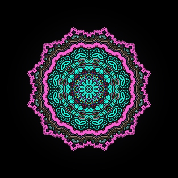 Kleurrijke luxe mandala